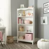 Storybook Bookcase, Soft White Finish   4-Shelf Bookcase,  Kids Bookshelf 2