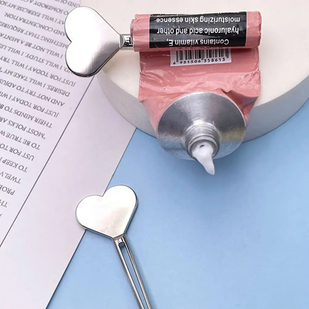 1/2PCS Toothpaste Squeezer Creative Extruder Simple Multicolor Bathroom Tools Hand Cream Pigment Portable Zinc Alloy Small 2