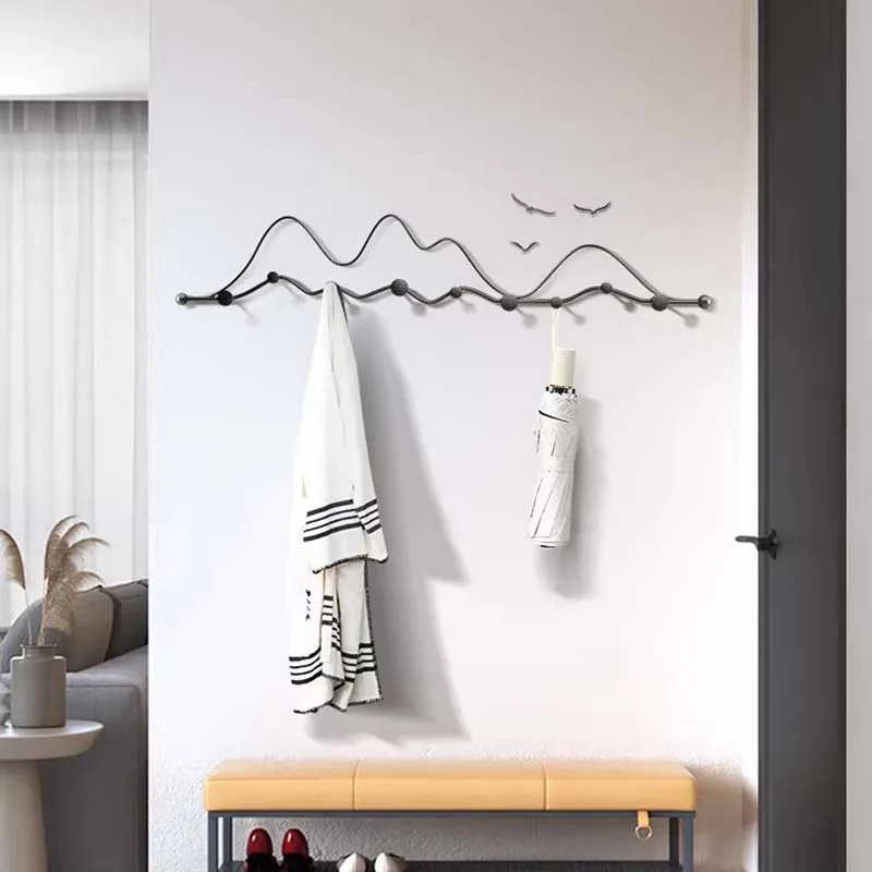 

Corner Entryway Clothes Rack Jacket Hat Display Metal Clothes Hanger Nordic Place Saving Percheros Para Ropa Home Accessories