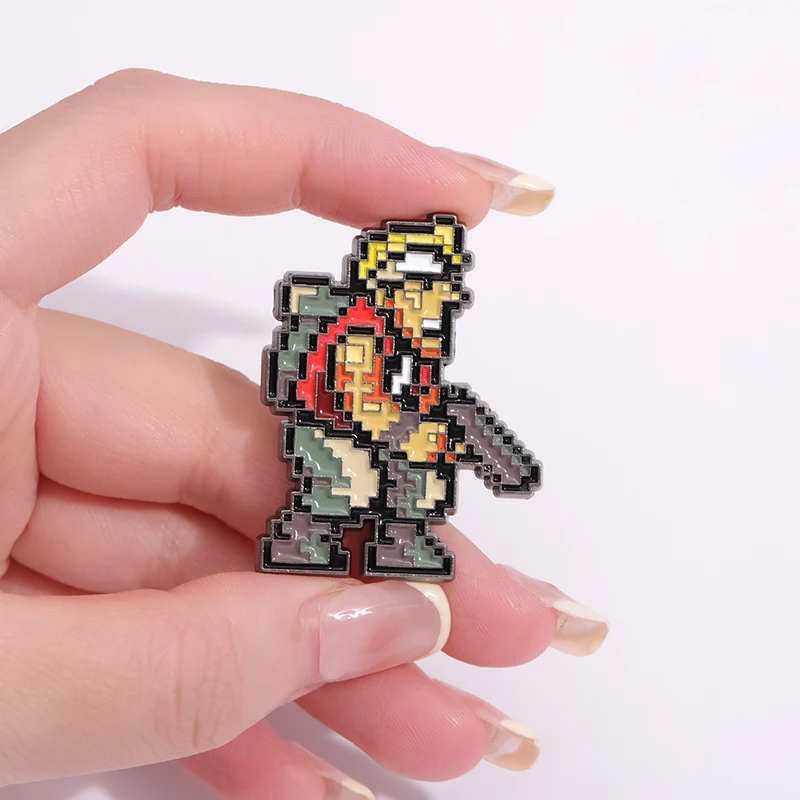 Shooting Game Enamel Pin - Detailed View 3