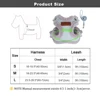 Winter Warm Dog Harness Leash Set Soft Fur Padded Dogs Vest Harness With Lead Leash Adjustable for Small Medium large Dogs Cats 6