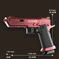 TTI 2011 Pistol Shell Throwing Continuous Firing Blowback Soft Bullet Gun Empty Hanging Birthday Gift 2