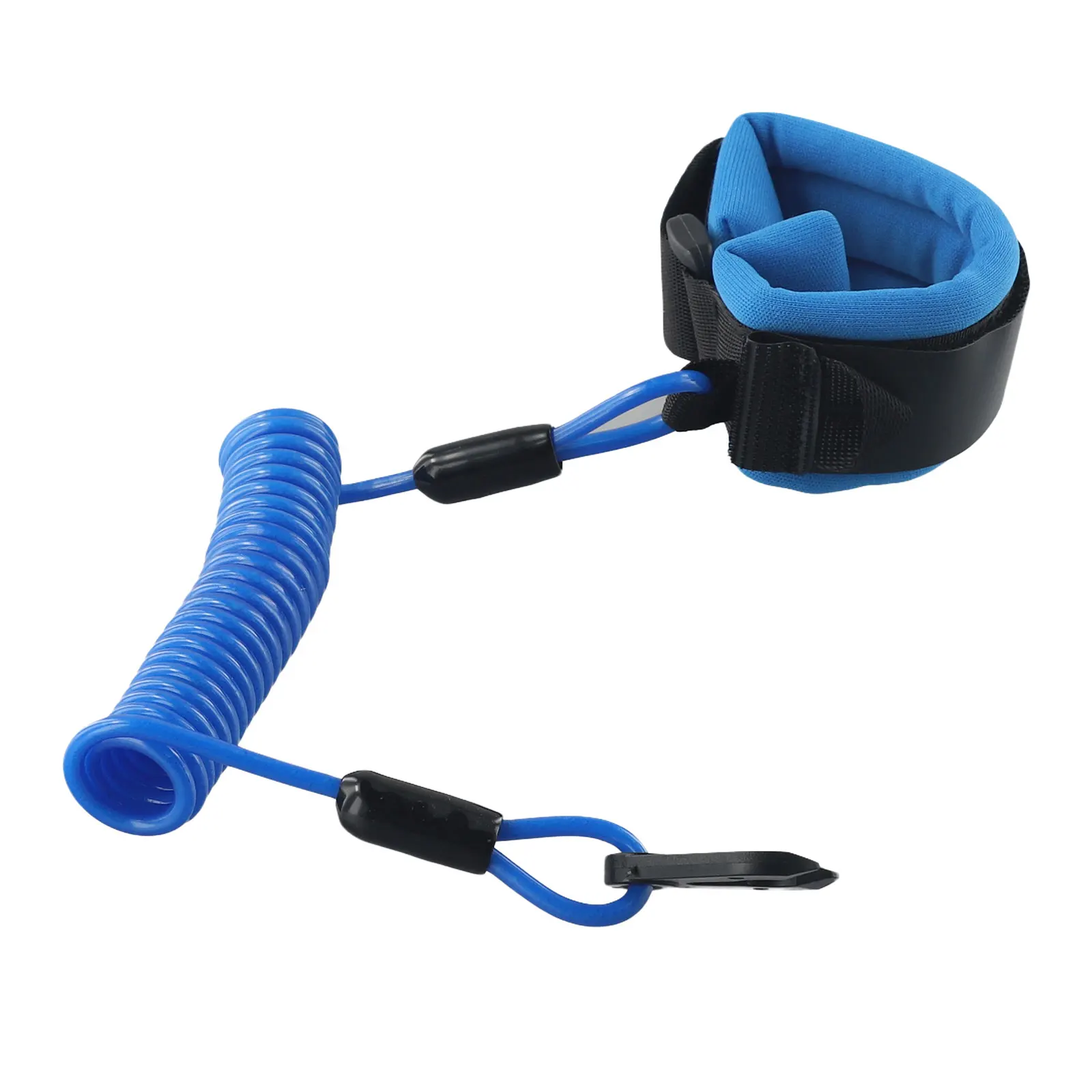 1PCS Safety Tether Lanyard PU Cord Kill Stop Switch For Jet Ski JT900 JT1100 Motorcycle Converter Switch Floating Wrist Lanyard