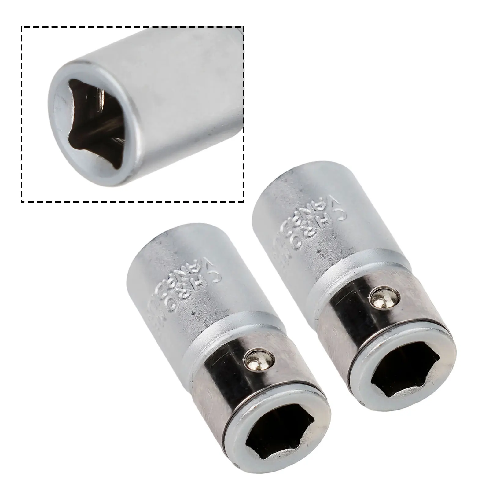 

Reliable and Sturdy Socket Bits Converter Screwdriver Holder 2PCS 14 Square Drive to 14 Hex Shank Long lasting Performance