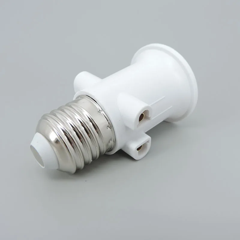 E27 Power LED Bulb Lamp Base Socket to EU Plug Adapter lamp bulb holder lamp holder lamp base led lamp base lamp socket adapter socket converter Lighting Light Holder Connector Screw Conversion plug