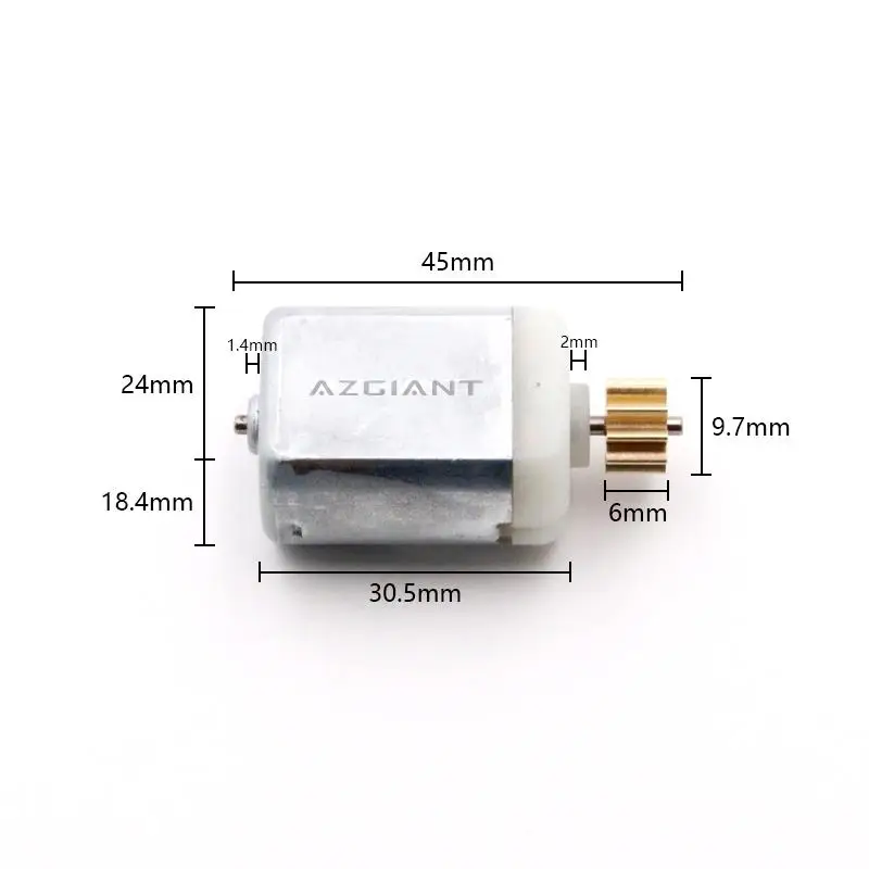 AZGIANT 자동차 연료 문짝 잠금 액추에이터, 연료 탱크 캡 잠금 장치, 볼보 S80I MK1 12V 정회전 자동차 모터 수리 도구, 내구성