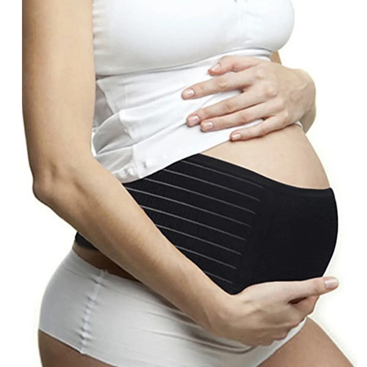 Breathable Support Abdominal Belt 1.24m Premium Maternity Belly Band Lightweight Abdominal Binder Back Bump Brace Strap Women