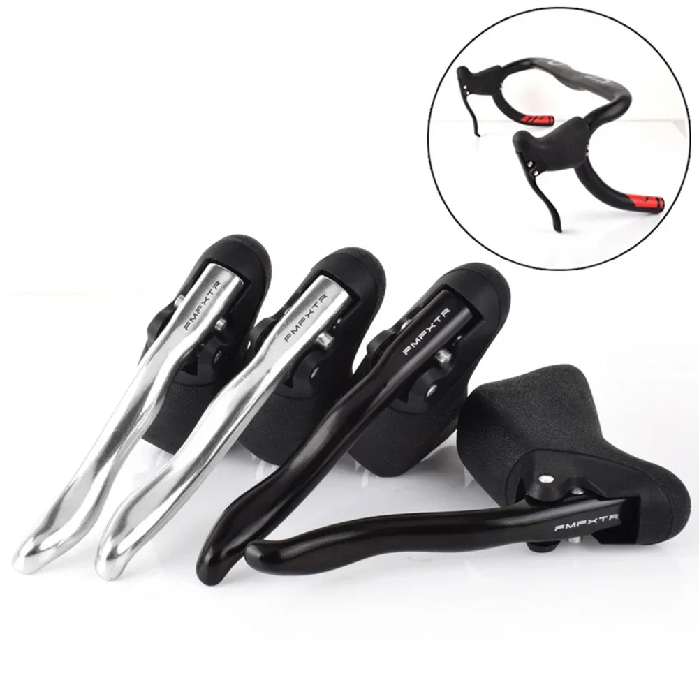 Bike Brake Highway Brake Lever 2pcs Aluminum Alloy Black Dead Speed Bend Special PVC Road Bicycle High Quality