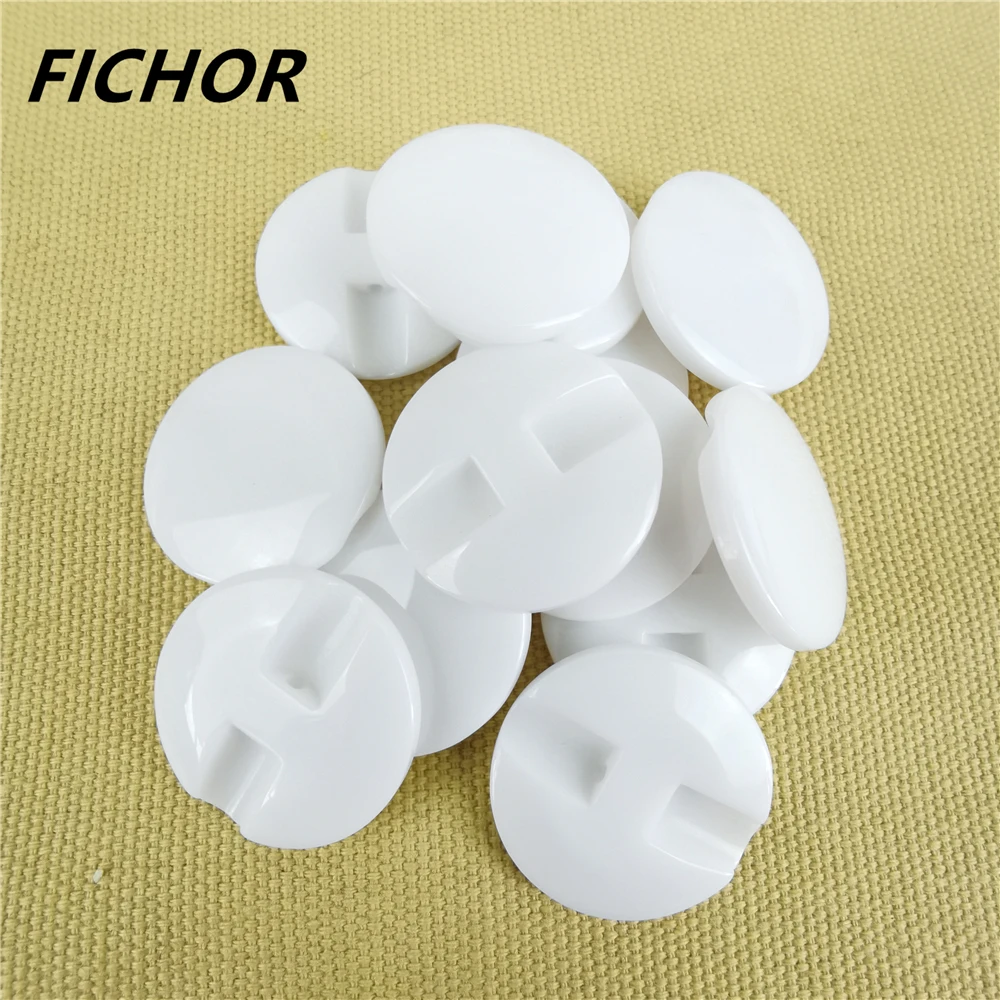 10 pcs 21.5mm White Resin Buttons Apparel Sewing Accessories DIY Garment Shirt Eye Cat Stone Toy Decorative Eyes 6