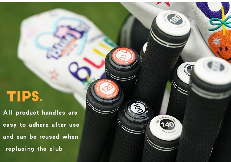 20Pcs/Set Golf Club Marker ABS Not Easy to Fall Off Suitable for All Club Grips Display Distance Golf Club Mark Accessories