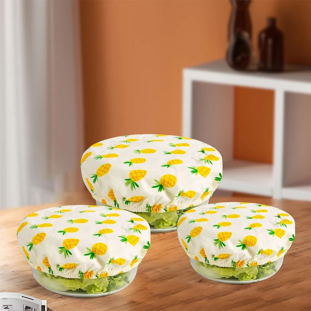 

6x Wide Application Reusable Bowl Cover Fit Most Bowls With Ease Eco-friendly Food Bowl Cover