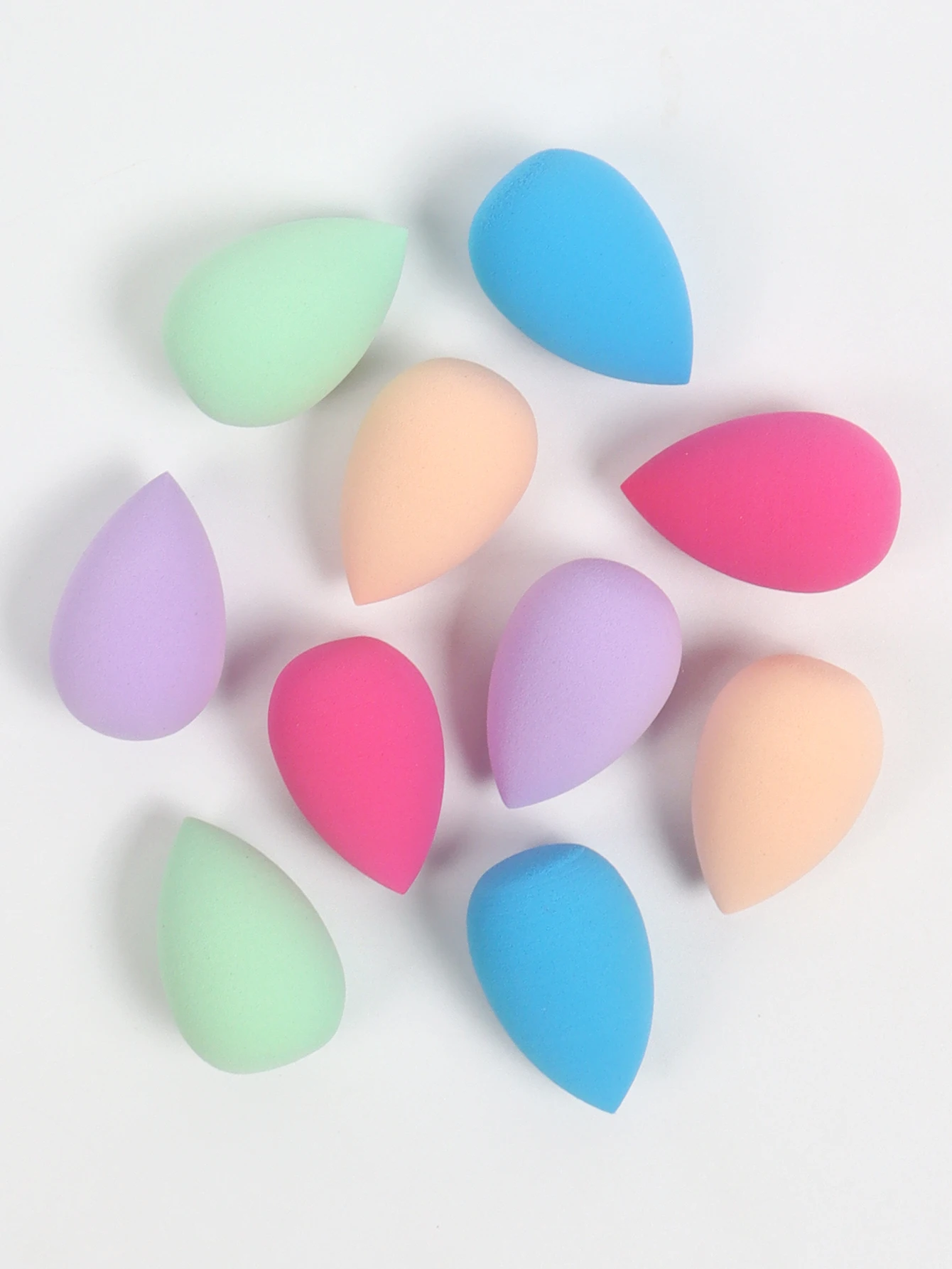 10 件 Mini Makeup Sponge Powder Puff Beauty Sponge for Makeup Concealer Liquid Foundation Face Cosmetic Puff Make up Sponge 6
