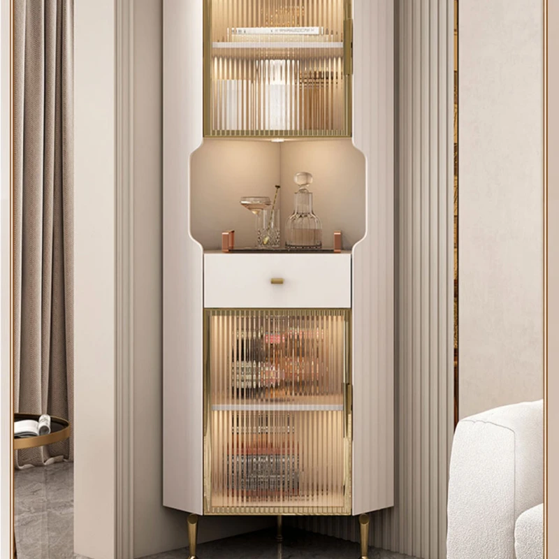 

L Light Simple Living Wine Dining Room Cabinet Triangle Corner Bedroom Storage