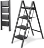 4 Step Ladder Folding Step Stool Heavy Duty 330 Lbs Load Step Ladders for Home Tall Kitchen/Closet Stepladder for Adults 1