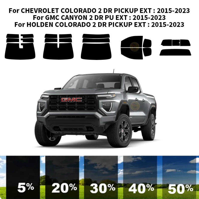 

Precut nanoceramics car UV Window Tint Kit Automotive Window Film For GMC CANYON 2 DR PU EXT 2015-2023