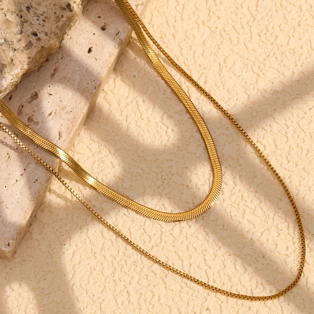 Hypoallergenic 18K Gold Plated Jewelry Herryingbone