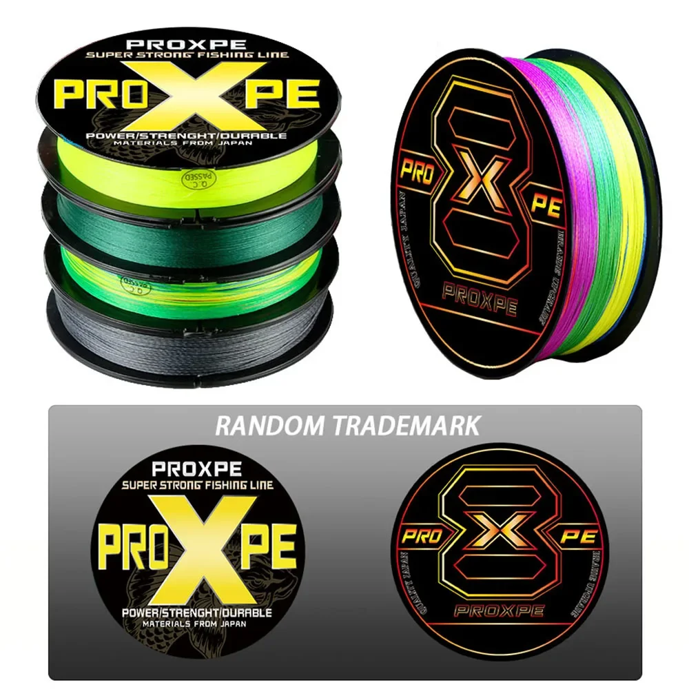 PROXPE 1000M/500M/300M/100M 8-Strand Braided Lines Super Strong Japan Multifilament Pe Carp Wire Pesca 22-90LB Fishing Lure Line