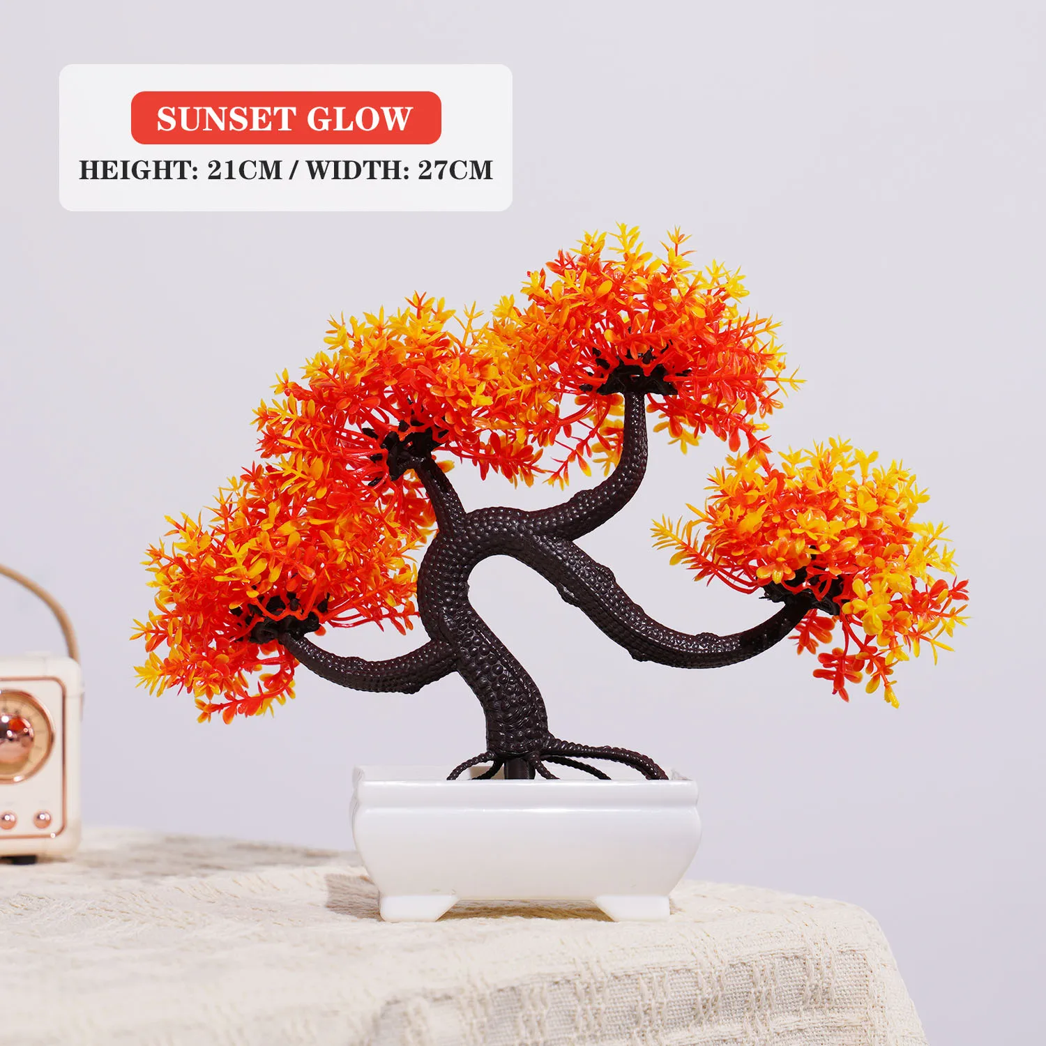 Künstliche Pflanzen Bonsai Kleiner Baum Simulation Topfpflanzen Gefälschte Blumen Tisch Topf Ornamente für Hotel Garten Home Decor planta – Detail 35
