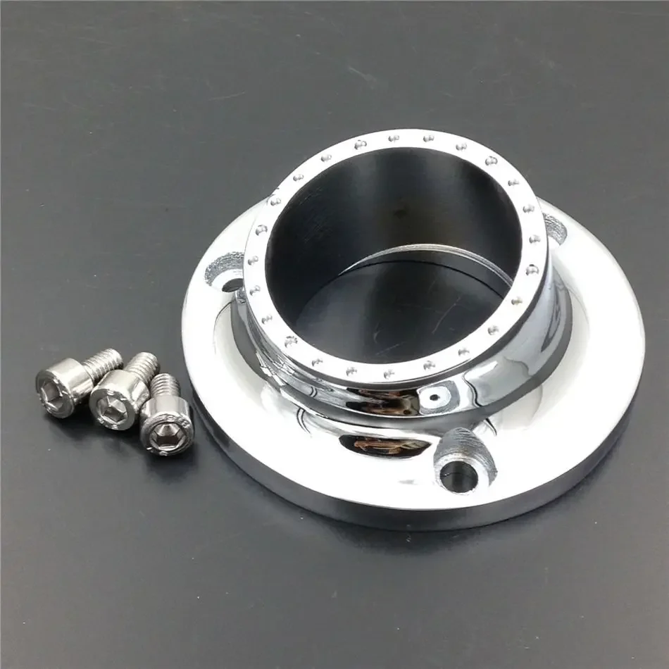 Chrome Exhaust Tip Muffler Power Outlet For Yamaha Bruin 350