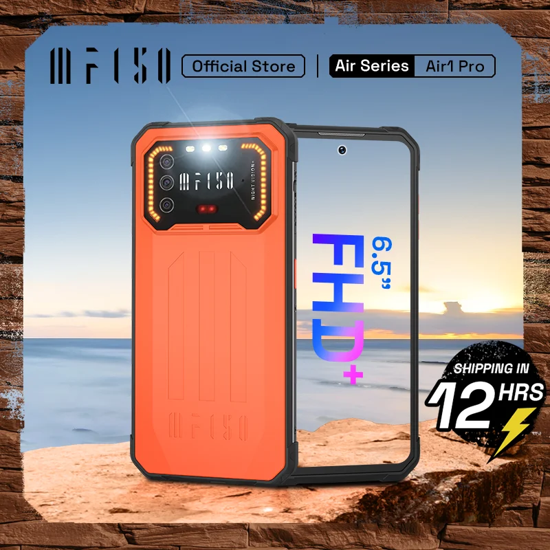 Iif150 air1 pro 頑丈なスマートフォン,6.5インチfhdディスプレイ,IP68/ip69k 6 128GB,48MP赤外線暗視 ...