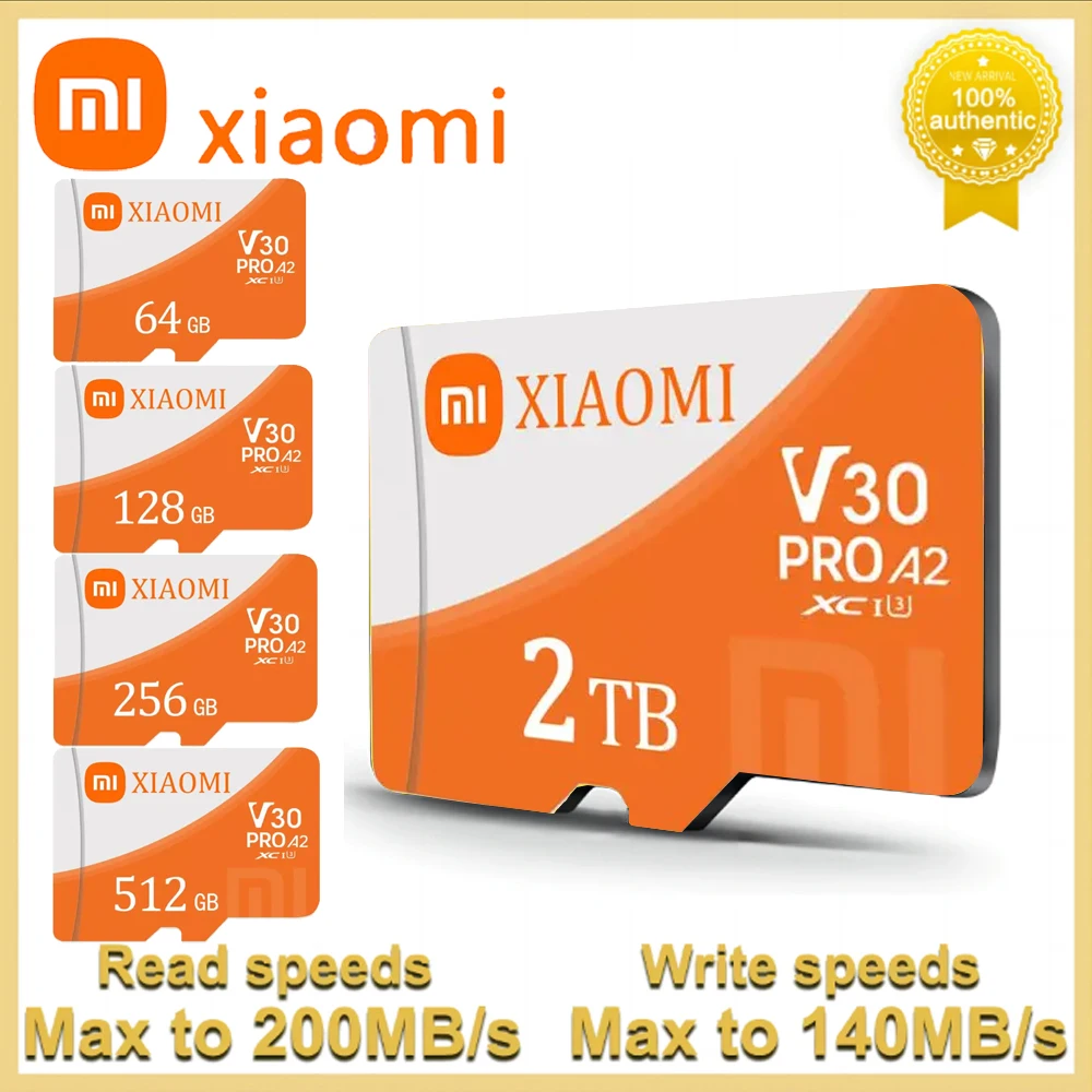 Xiaomi High speed Class 10 SD Card 32GB 64GB 128GB 256GB 1TB Memory Card Flash usb stick For Camera table PC memory card
