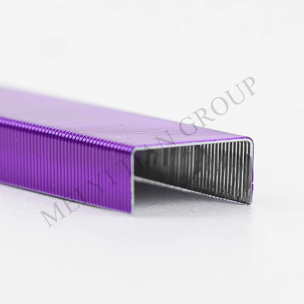 Purple Staples Standard Stapler Staples Refill 26/6 Size 950 per Box for Office School Stapling Stationery Supplies stapler pin
