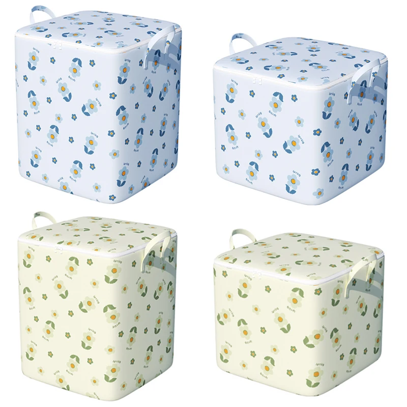 

Quilt Storage Bag Organizer Large Storage Bag Zipped Cube Basket Bedroom Large Capacity Dust-proof Moisture-proof Organizers
