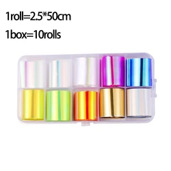 Aurora Reflective Stickers for DIY Crafts and Jewelry Making (Set 10)