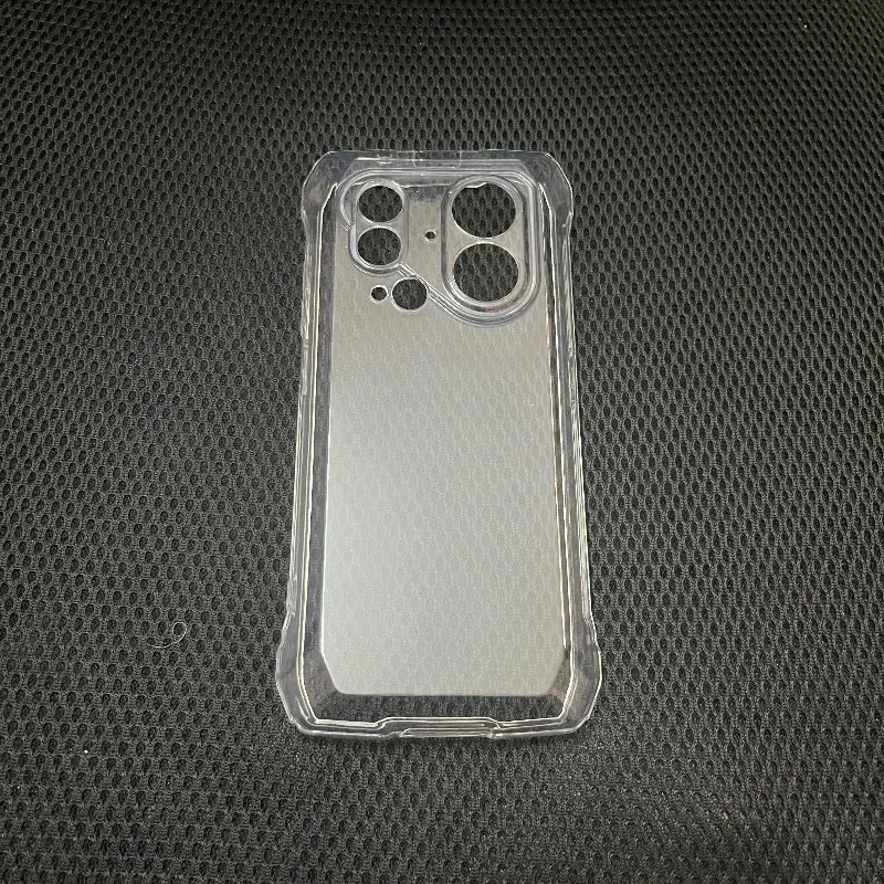 Blackview Oscal Pilot 6 케이스용 소프트 TPU 폰 케이스 BV Oscal Pilot6용 실리콘 백 커버 블랙 투명 소프트 쉘
