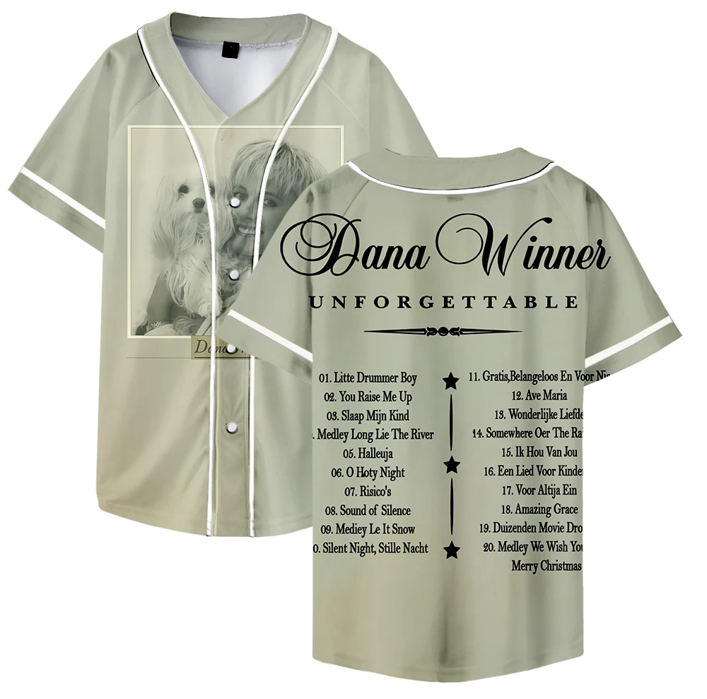 Дана Winner Tour Merch бейсбольные футболки для косплея для женщин и мужчин Модная Повседневная футболка с коротким рукавом Стиль 2