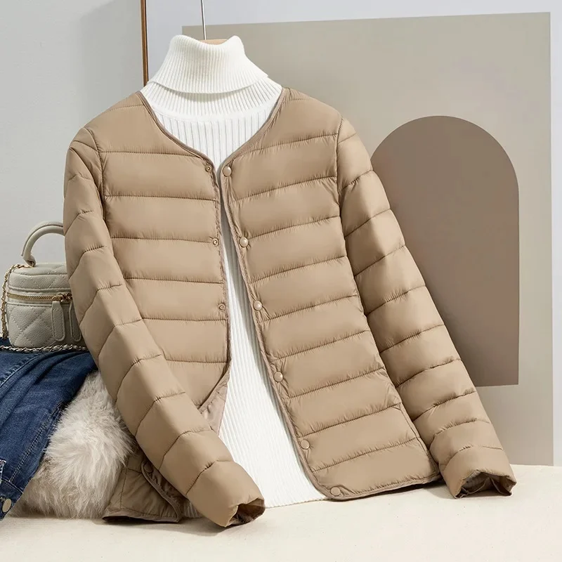 Khaki [liner cotton-padded coat]]