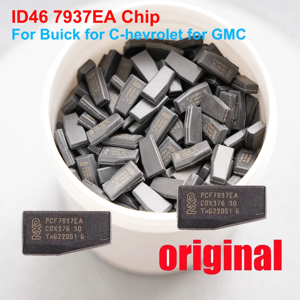 Пустой Керамический чип NXP 7937 PCF7937EA 7937EA для Chevrolet GMC 2015 + HITAG 2, оригинал, 10 шт.