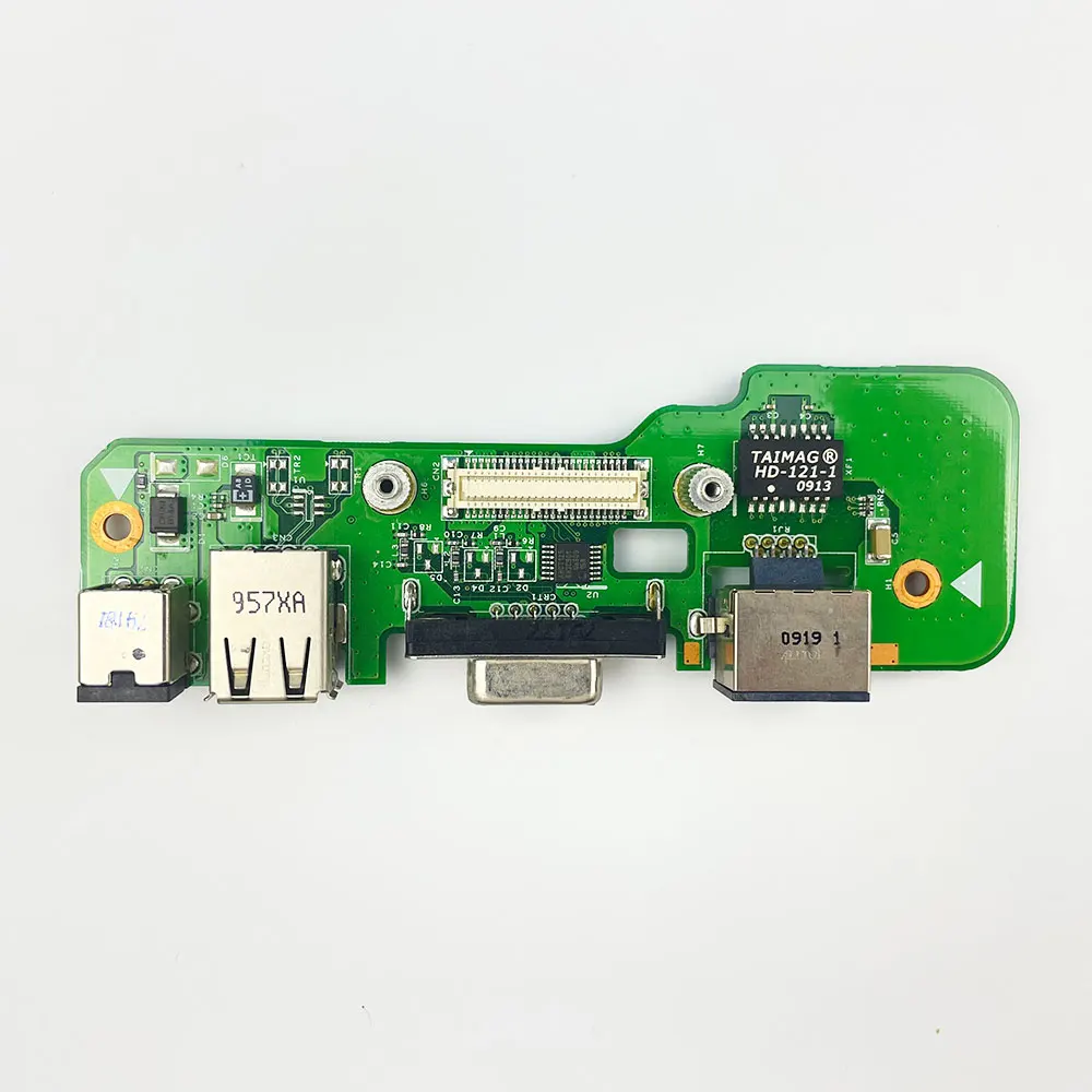Dell Inspiron 1545 1546 노트북 DC-IN USB VGA LAN 충전 네트워크 카드 RJ45 보드 용 DC 전원 USB 잭 보드 48.4AQ03.011 08530