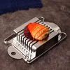 1PC household stainless steel egg slicer egg slicer multifunctional quick slicing egg ham split cutter sharp kitchen gadgets 5