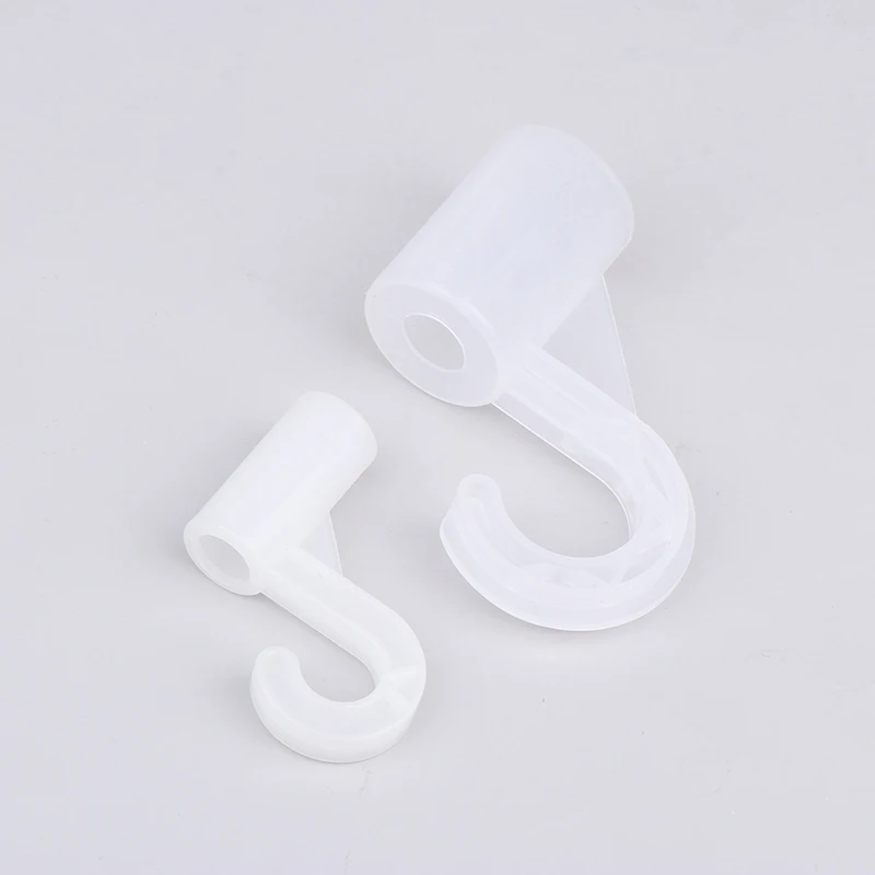 10pcs Plastic Thickening Hook For Suit Locker Shelf Wardrobe Hook Fittings DIY Party Supplies Children Tent Game Room Joints
