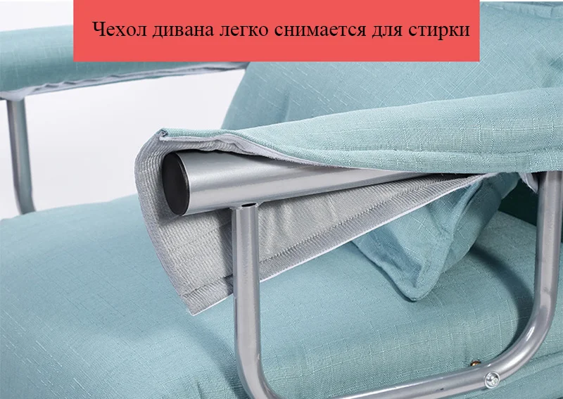 Description Picture 4 of itemOffice Single Couch Foldable Couch Bed Liftable Lounge Computer Chair Washable Folding Sofa Bed Lift Modern Cadeiras Furniture