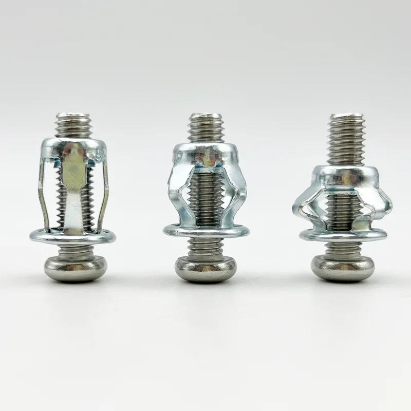 Petal Shape Metal Rivet Nut Screw Bolt Set Hexagon Screws Panel