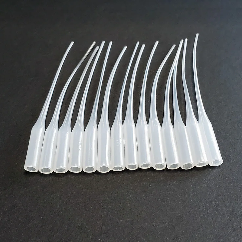 Plastic Glue Tips 50/100Pcs Glue Micro-Tips Plastic Glue Bottle Tips Extender Precision Applicator Dropping Tube Nozzle For Crafting Lab