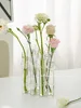 Creative Simple Clear Glass Vase Tubes Set Hanging Flower Arrangement Holder Transparent  Plant Container Home Room Decoration 2