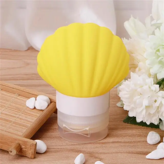 Conjunto de Viagem de Garrafas de Silicone Shell