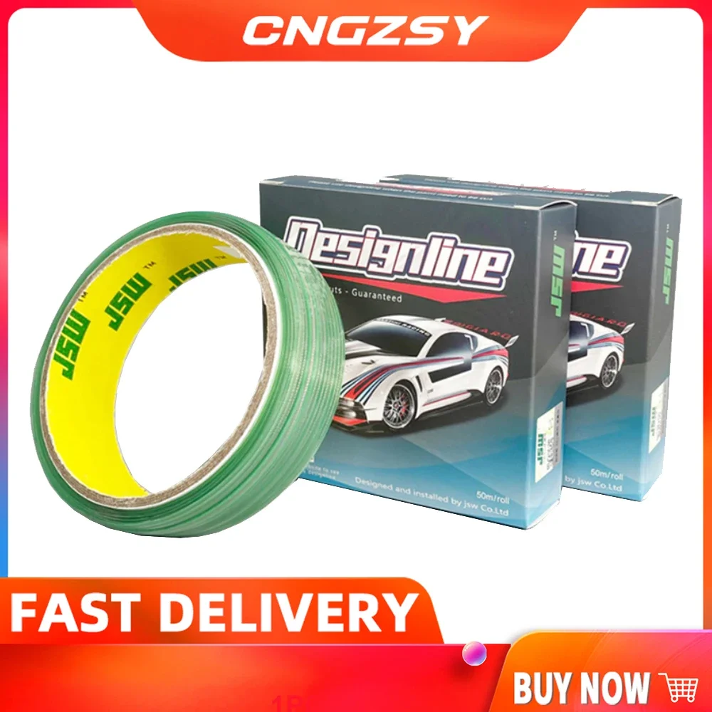 Car Wrap Green Knifeless Tape Design Line Adesivi Per Veicoli Utensile Da Taglio Taglierina Per Avvolgimento Di Pellicole Accessori Esterni Per Auto E