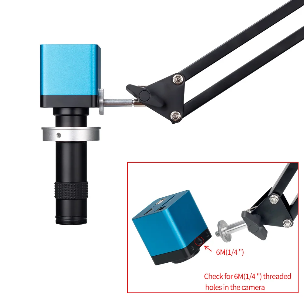 Video Microscope Stand Foldable Stands for Industrial Video Microscopes PCB Quality Inspection