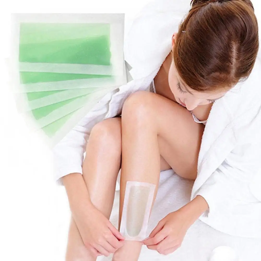 10Sides Hair Removal Depilatory Nonwoven Waxing Wax Strip Paper for Leg Body 4