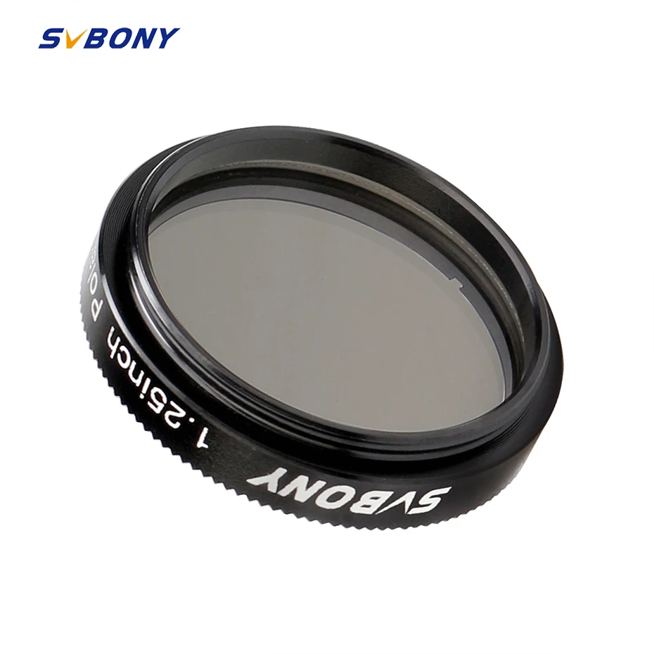 SVBONY Telescope Filter 1.25/2 Inches Linear Polarizer Filter Anodized Aluminum Optical Glass for Lunar Planetary Observing lens filter set