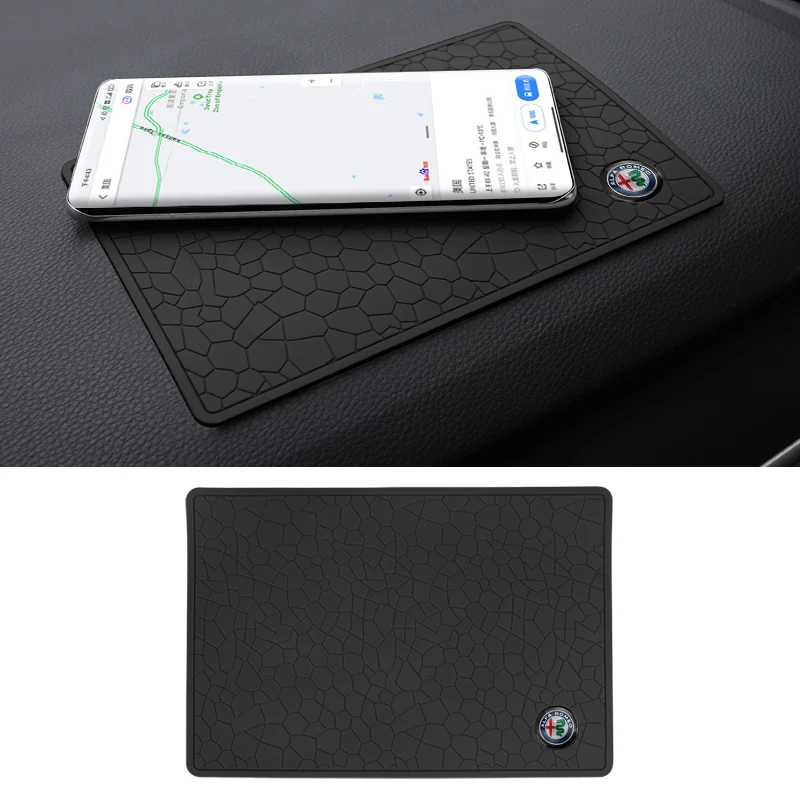 Alfa Romeo Anti-Slip Dashboard Mat - Kleuroptie zwart