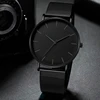 Minimalist Fashion Casual Watch Women Steel Hour Reloj Mujer Quartz Wristwatch Simple Montre Femme Mesh Stainless Steel Bracelet 2