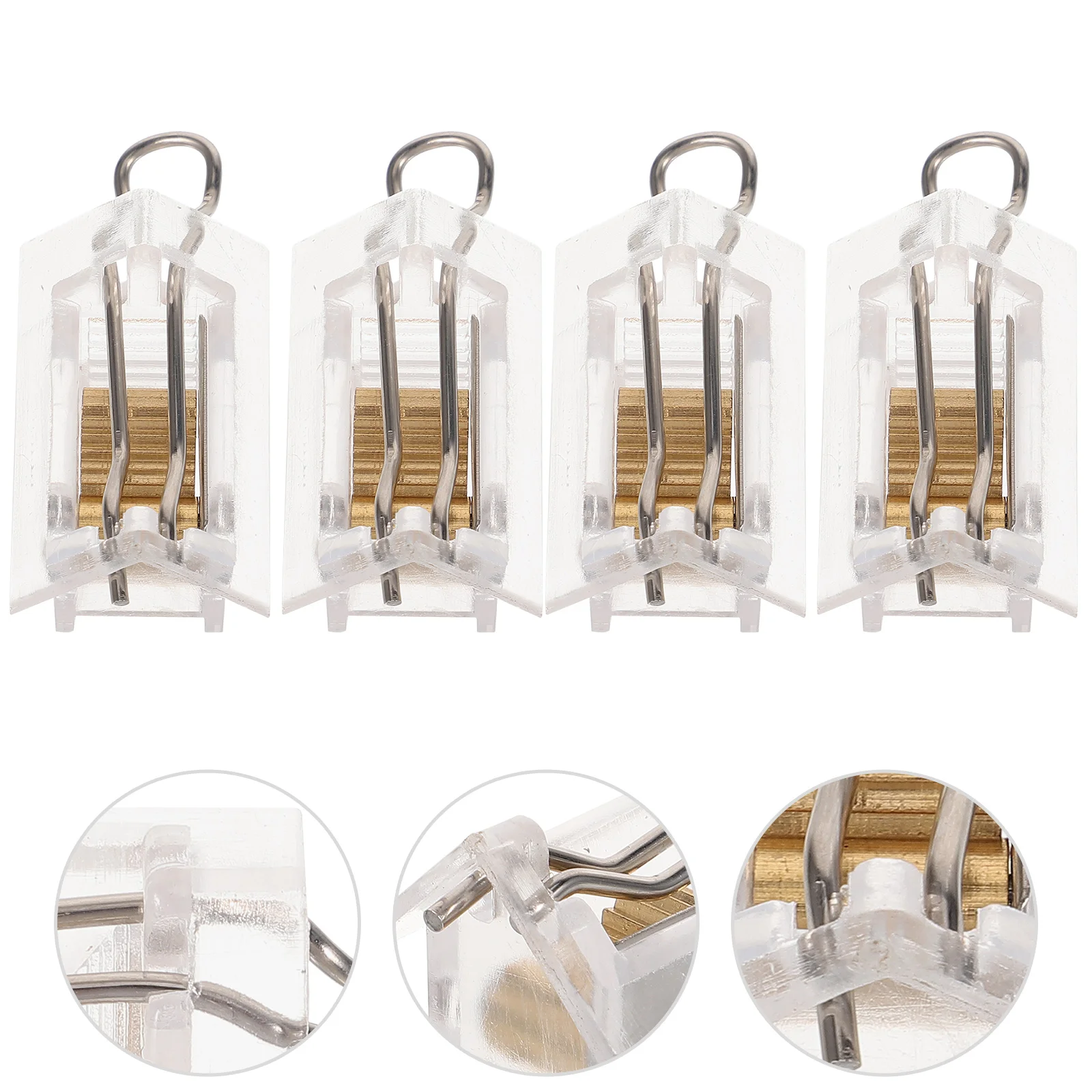 Window Blinds Roman Venetian Gear Home Accessories Wire Locks Cord Drawstring Shutter Mechanism 4 Pcs