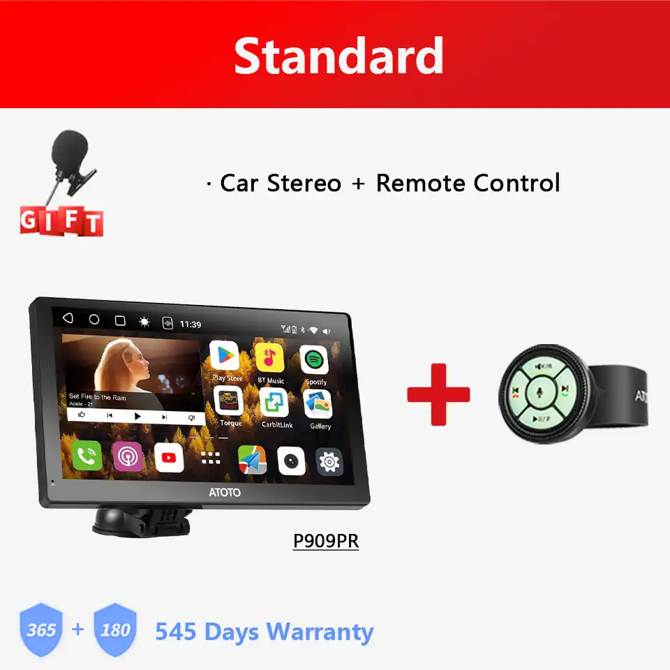 ATOTO Portable 9 inch Android Full Touch Car Stereo Radio Android