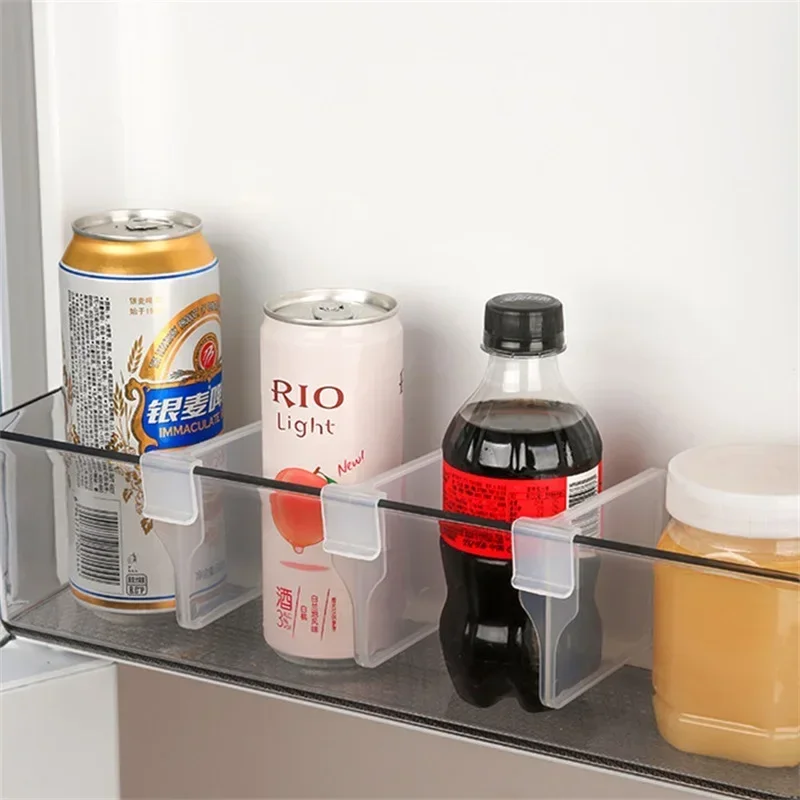 Splint Organizer Storage Rack Partition Plastic Home and Kitchen Organization Refrigerator Shelf Adjustable DIY & Accessories