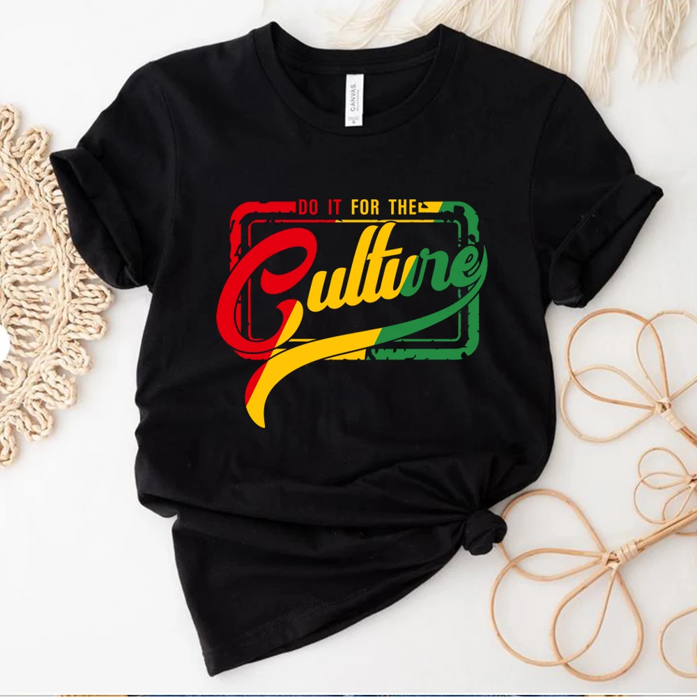 

Black History T Shirt Do It To The Culture Shirt Black History Month Shirts Juneteenth Tops Unisex Short Sleeves Casual Tees